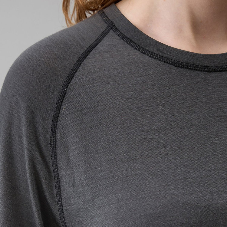 ハイキング パトロール × マムート ツリーウール ファーストレイヤー Tシャツ gabbro