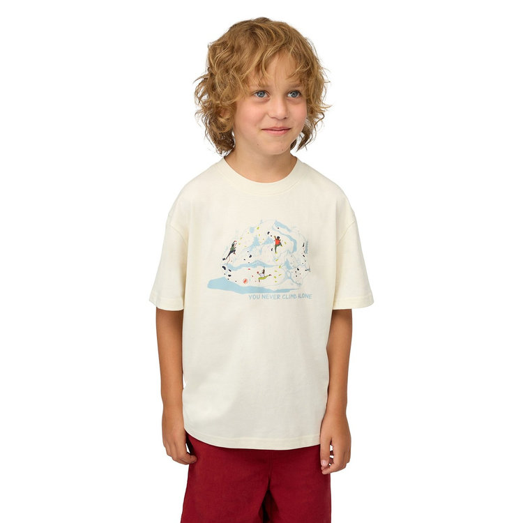 マムート ベース Tシャツ クライミング キッズ white