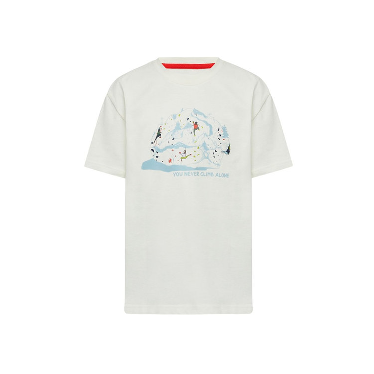 マムート ベース Tシャツ クライミング キッズ white