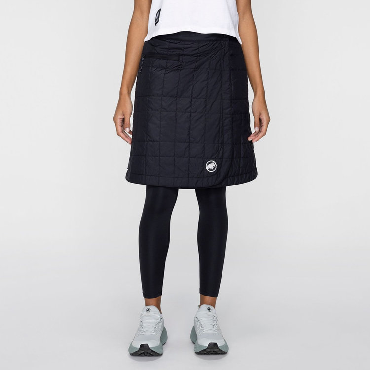 キルティング インサレーション ラップスカート アジアンフィット black-gabbro