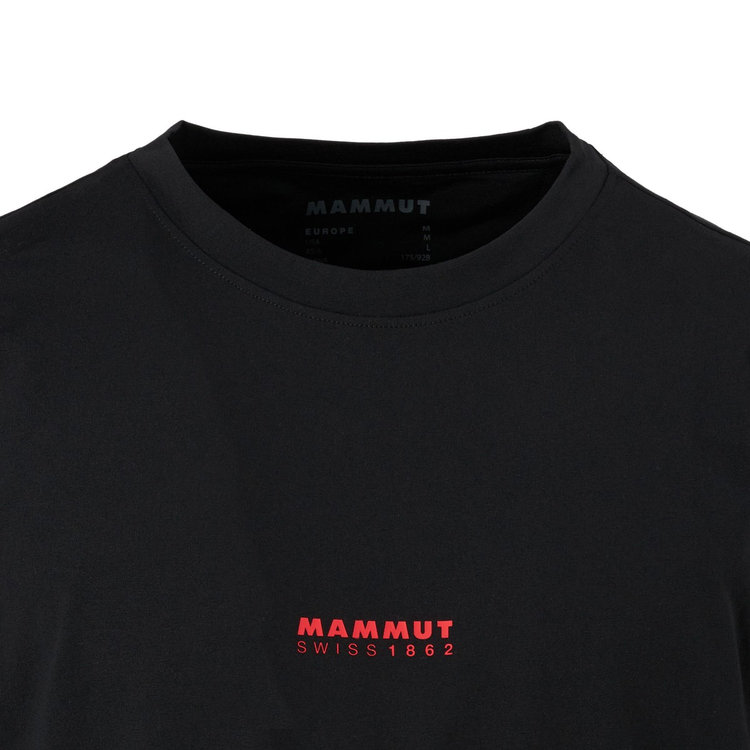 QD ロゴ プリント P1 Tシャツ アジアンフィット  クラシック black