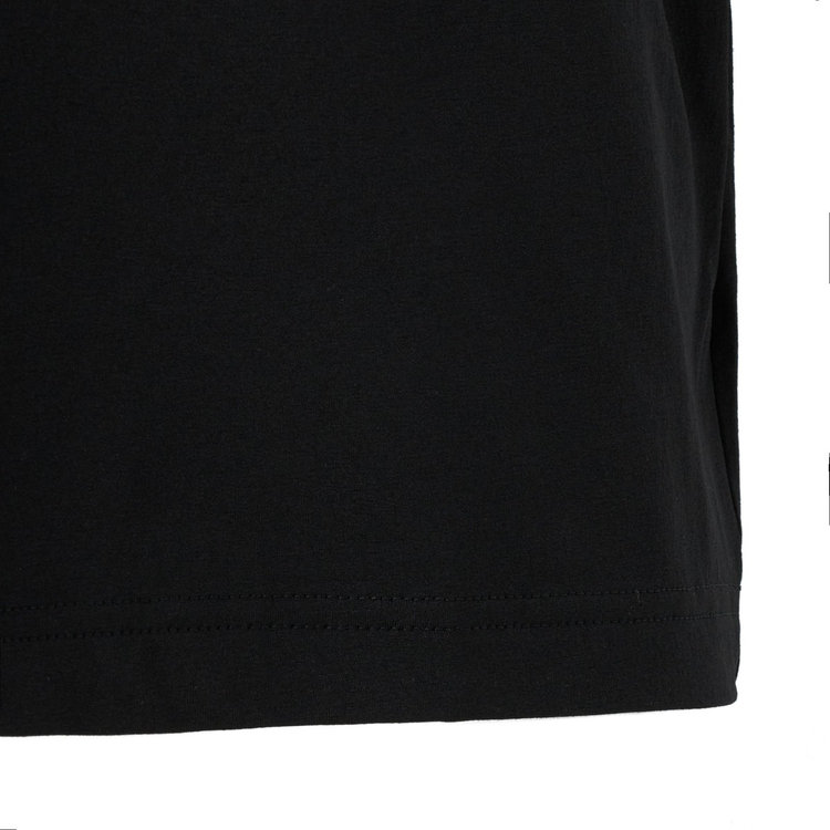 QD ロゴ プリント P1 Tシャツ アジアンフィット  クラシック black