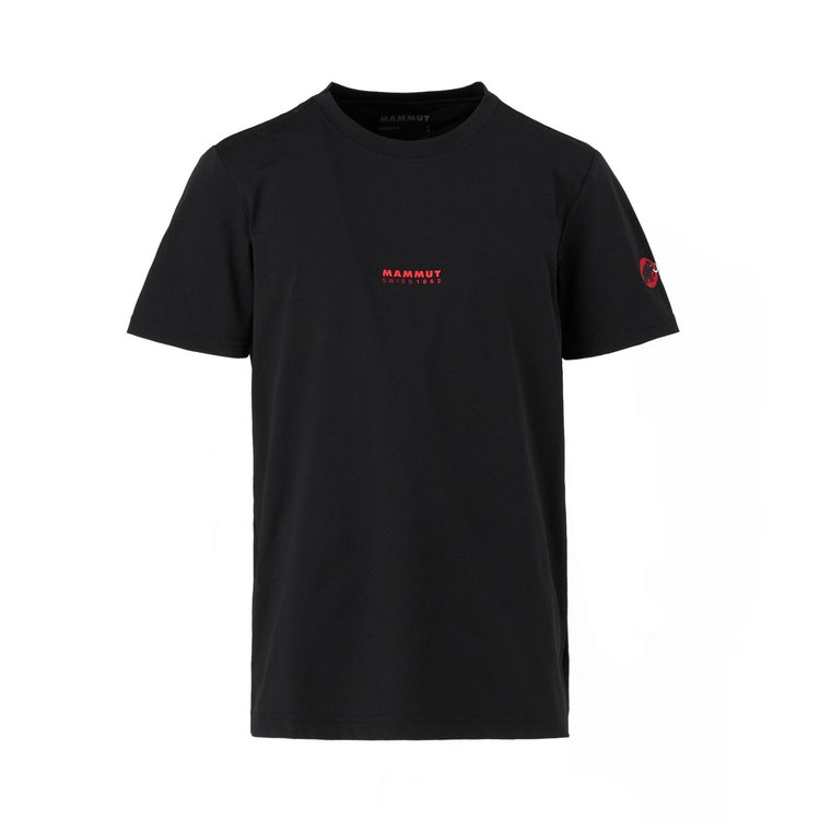 QD ロゴ プリント P1 Tシャツ アジアンフィット  クラシック black