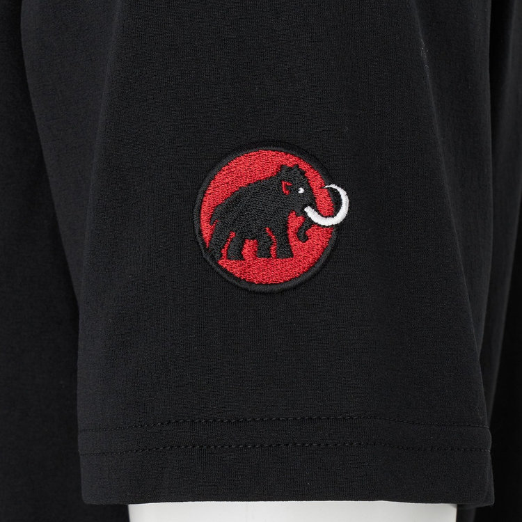 QD ロゴ プリント P1 Tシャツ アジアンフィット  クラシック black