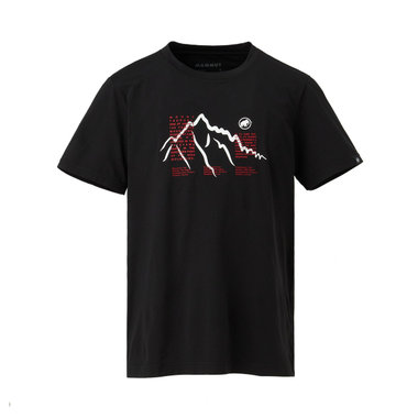 QD 剱岳 プリント Tシャツ アジアンフィット