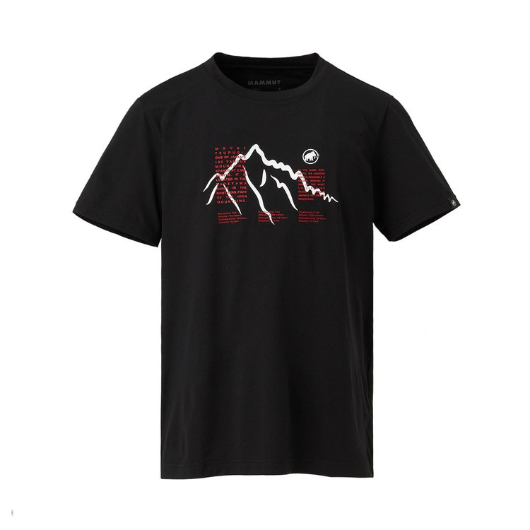QD 剱岳 プリント Tシャツ アジアンフィット