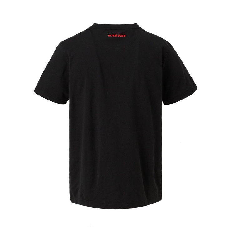 QD 剱岳 プリント Tシャツ アジアンフィット black