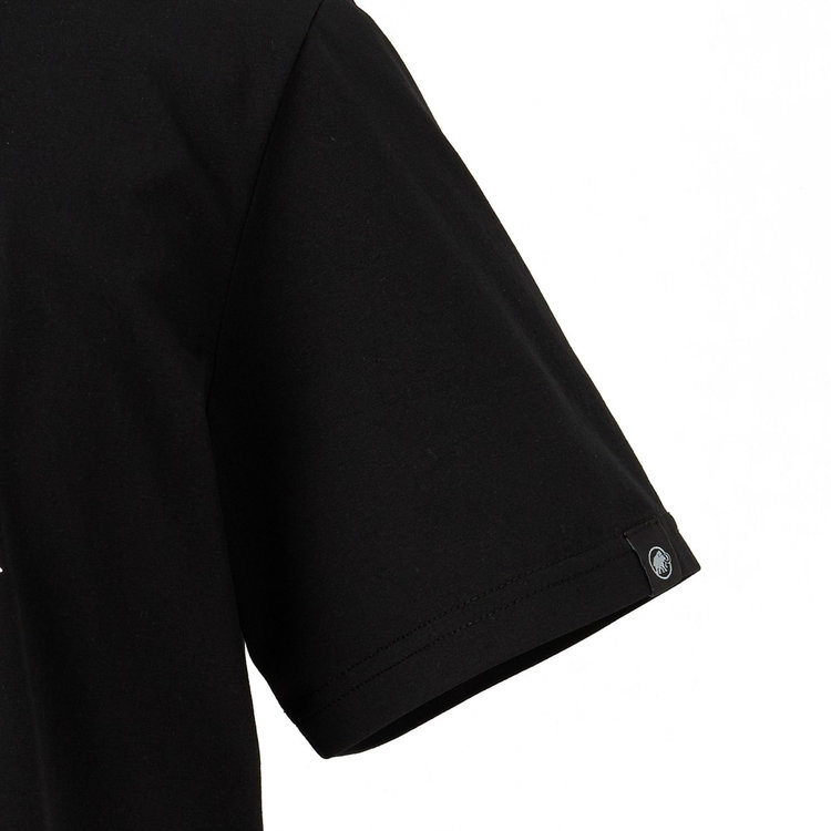 QD 剱岳 プリント Tシャツ アジアンフィット black