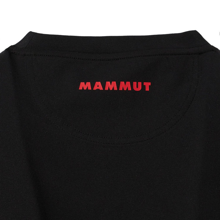 QD 剱岳 プリント Tシャツ アジアンフィット black