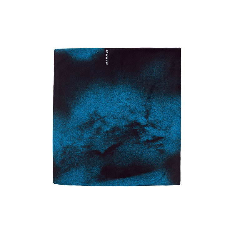 フリース ネックゲイター glacier blue-black