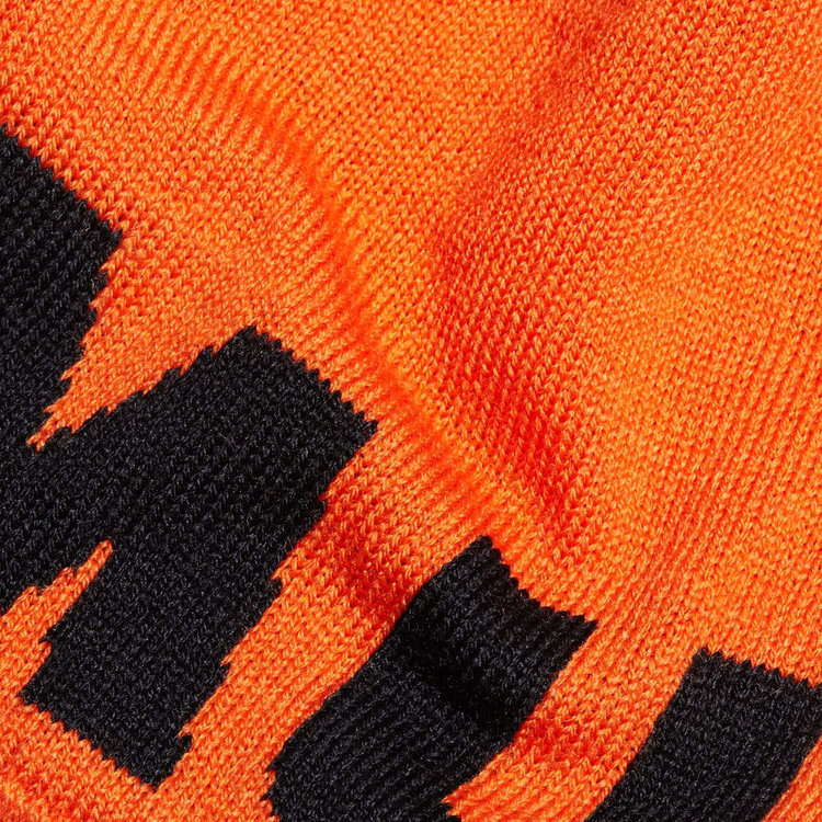 マムート ロゴ ビーニー eiger orange-black