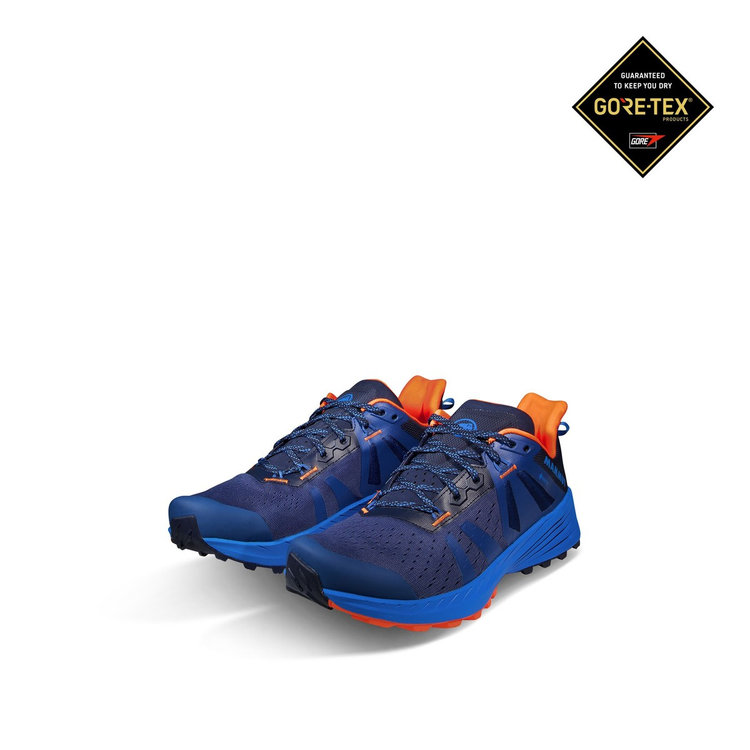 サンティス トレイルラン ロー ゴアテックス deep ice-glacier blue