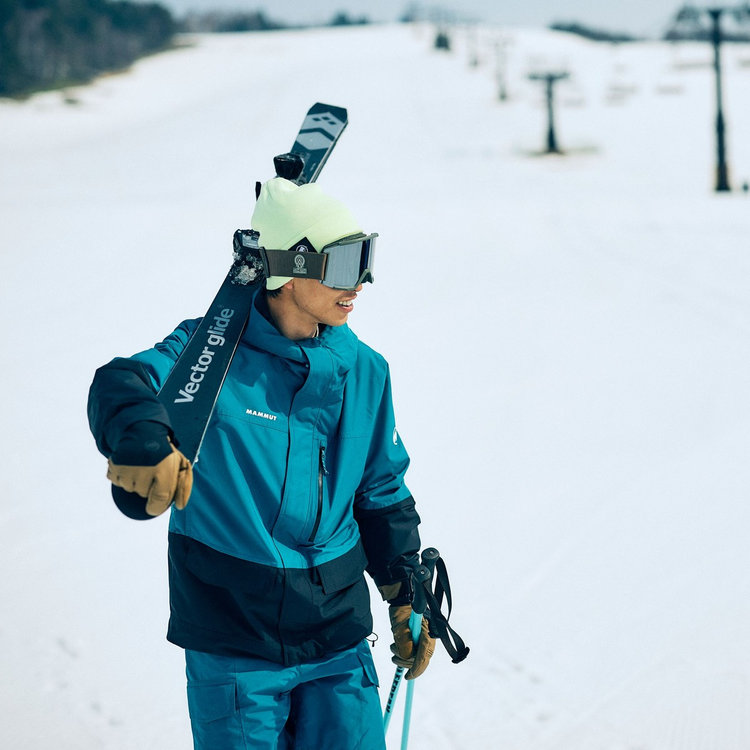 フォール ライン ハードシェル サーモ フーデッド ジャケット アジアンフィット deep teal-black