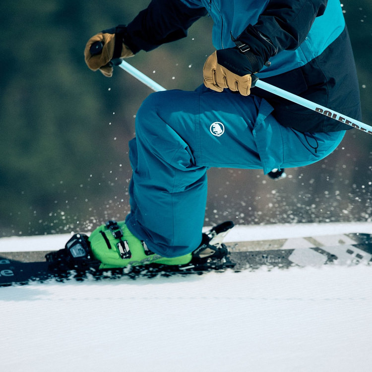 フォール ライン ハードシェル サーモ パンツ アジアンフィット deep teal