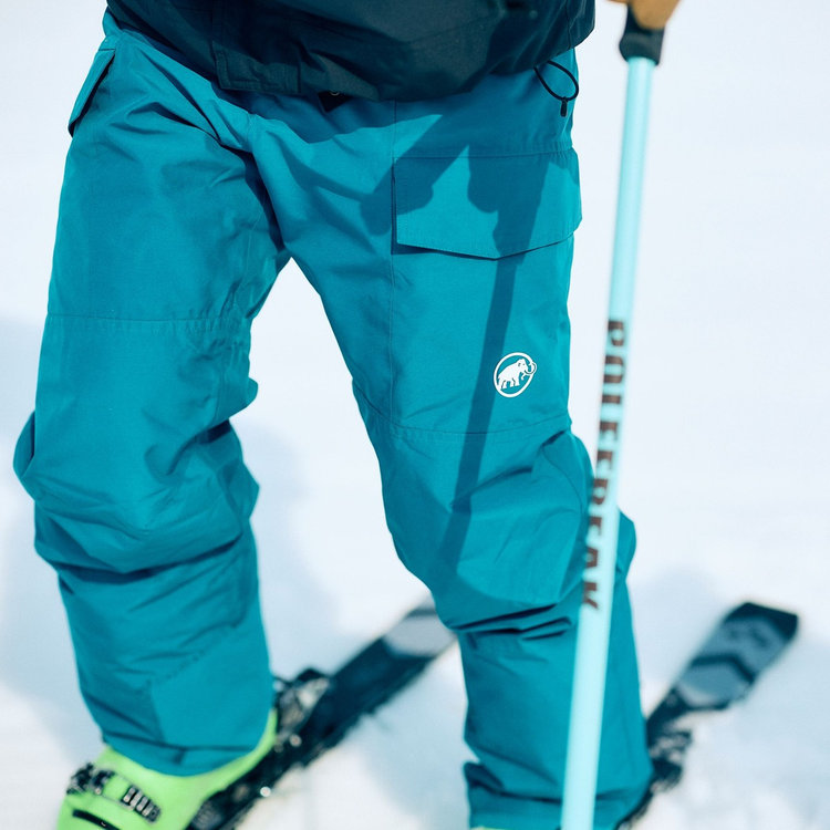 フォール ライン ハードシェル サーモ パンツ アジアンフィット deep teal