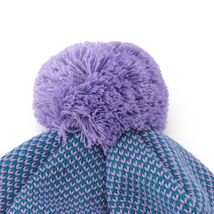 スノー ビーニー lavandin-deep teal