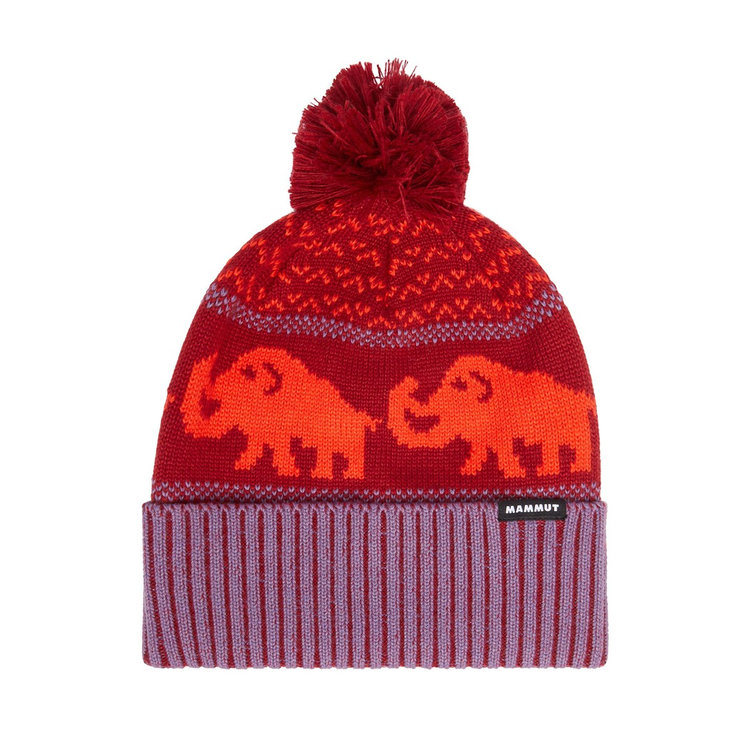 マムート レトロ ビーニー dark mammut red-paloja