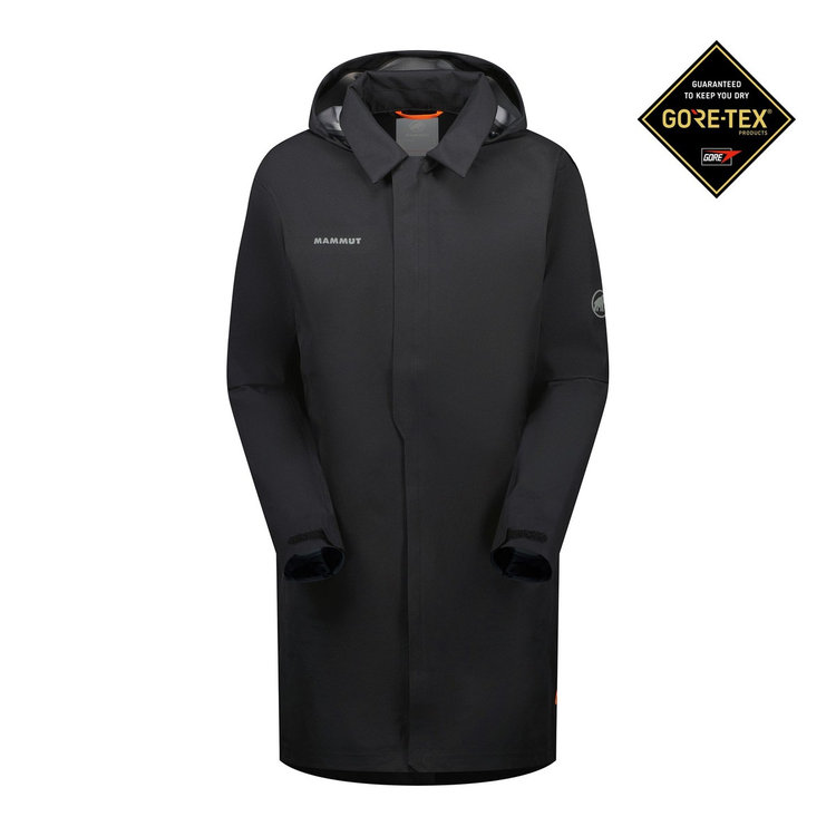 ゴアテックス ユーティリティ ハードシェル コンバーチブル コート アジアンフィット black