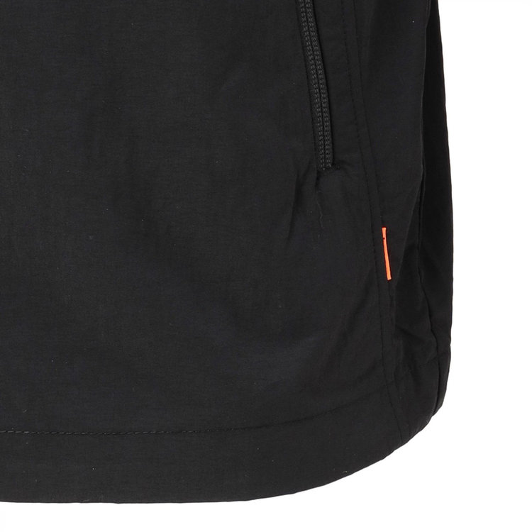 ハイキング ウィンドブレーカー フーデッド ジャケット アジアンフィット black