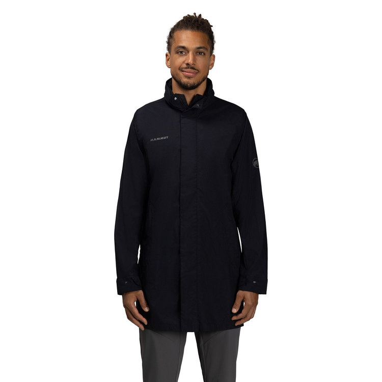 ユーティリティ ウィンドブレーカー コート アジアンフィット black