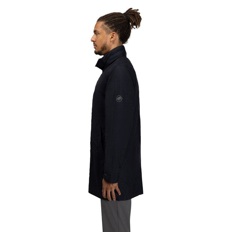 ユーティリティ ウィンドブレーカー コート アジアンフィット black