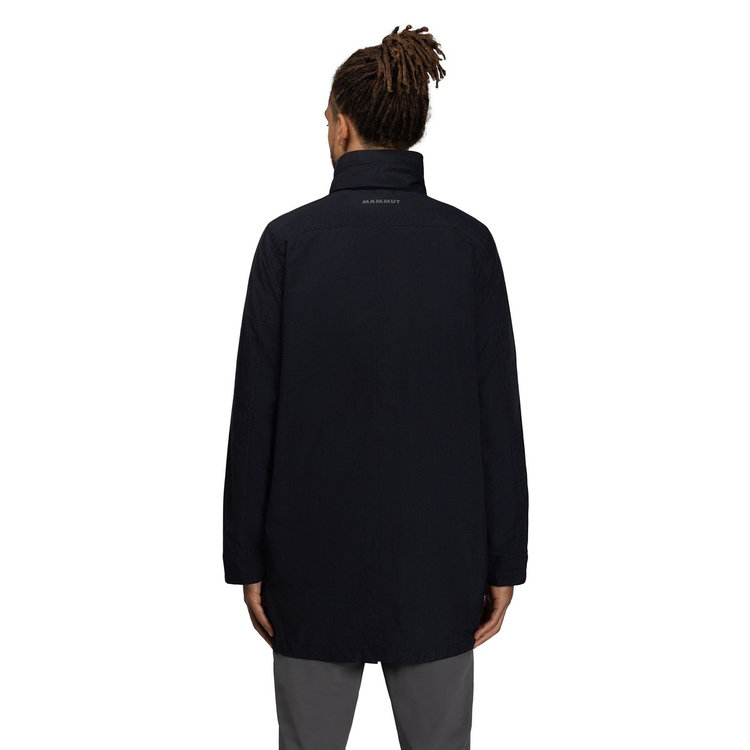 ユーティリティ ウィンドブレーカー コート アジアンフィット black