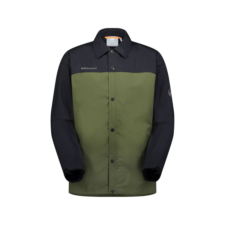 ユーティリティ コーチ ジャケット アジアンフィット dark marsh-black