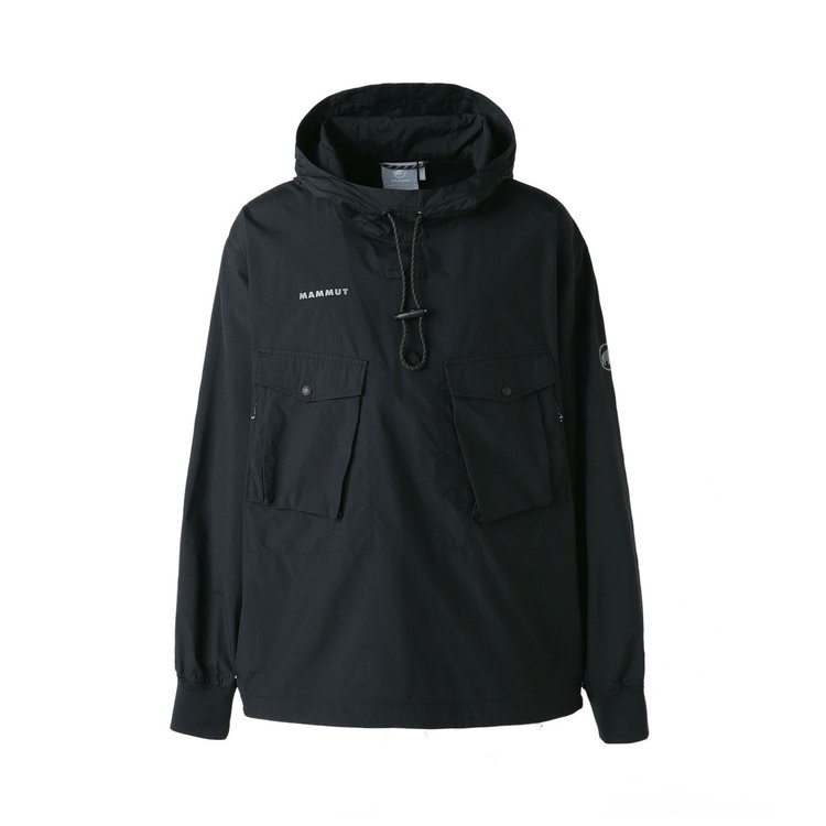 セオン ロック 2.0 ウィンドブレーカー フーディー アジアンフィット black