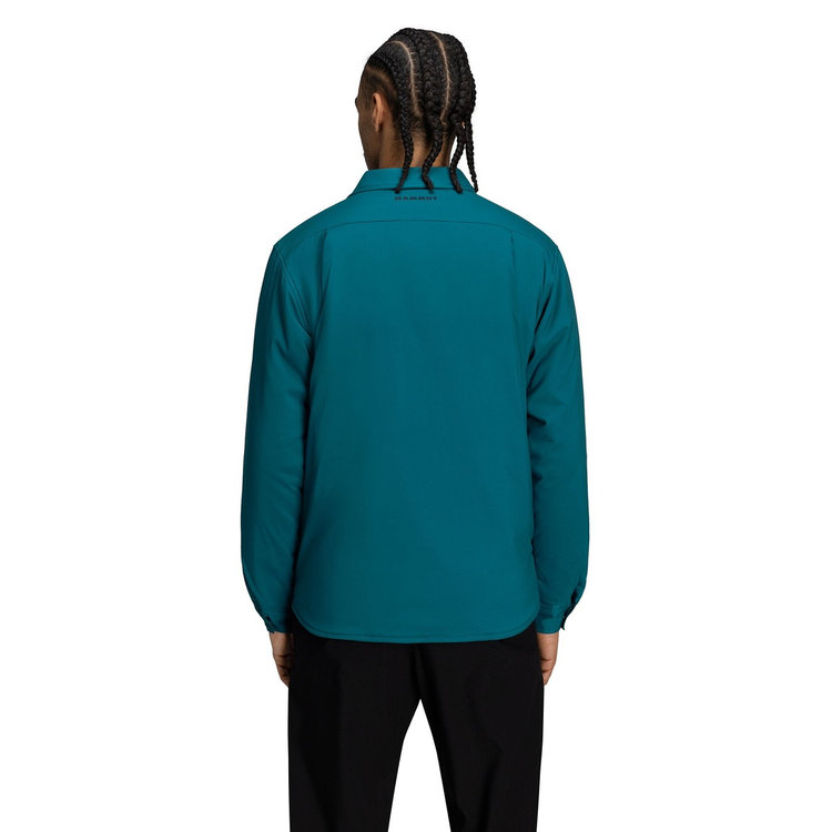 セオン インサレーション オーバーシャツ アジアンフィット deep teal