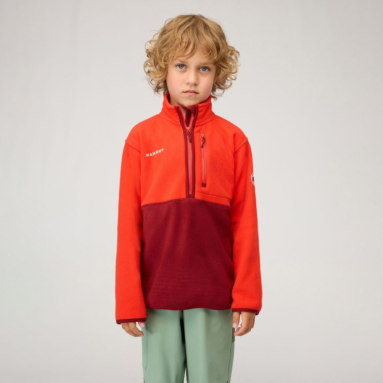 ウェイマーカー ミッドレイヤー ハーフジップ プル mammut red-dark mammut red