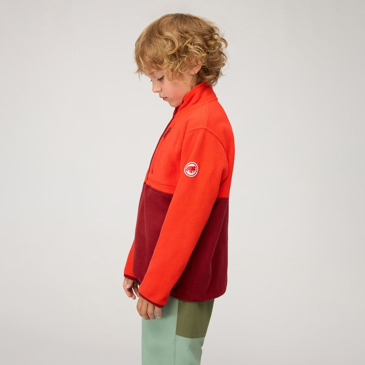 ウェイマーカー ミッドレイヤー ハーフジップ プル mammut red-dark mammut red