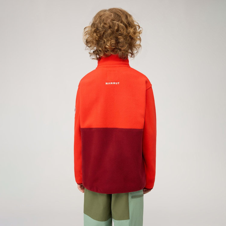 ウェイマーカー ミッドレイヤー ハーフジップ プル mammut red-dark mammut red