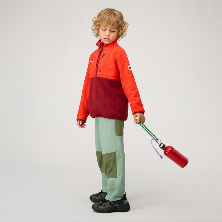 ウェイマーカー ミッドレイヤー ハーフジップ プル mammut red-dark mammut red