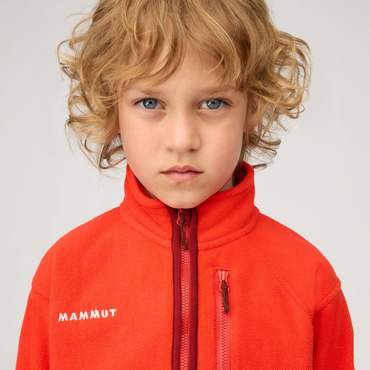 ウェイマーカー ミッドレイヤー ハーフジップ プル mammut red-dark mammut red