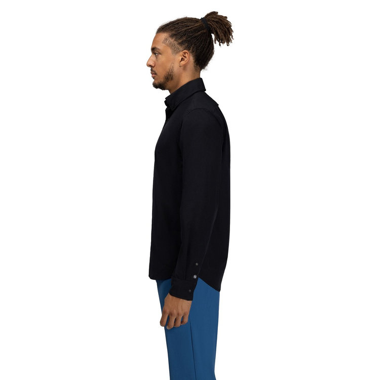 セオン ロングスリーブ シャツ アジアンフィット black