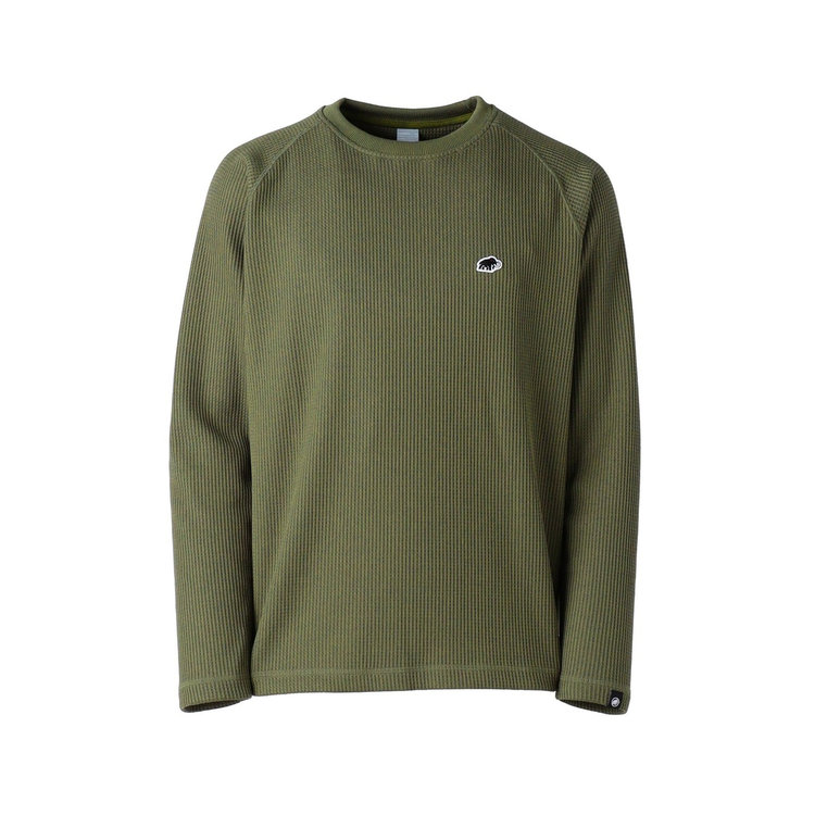 ワッフル ロングスリーブ アジアンフィット marsh