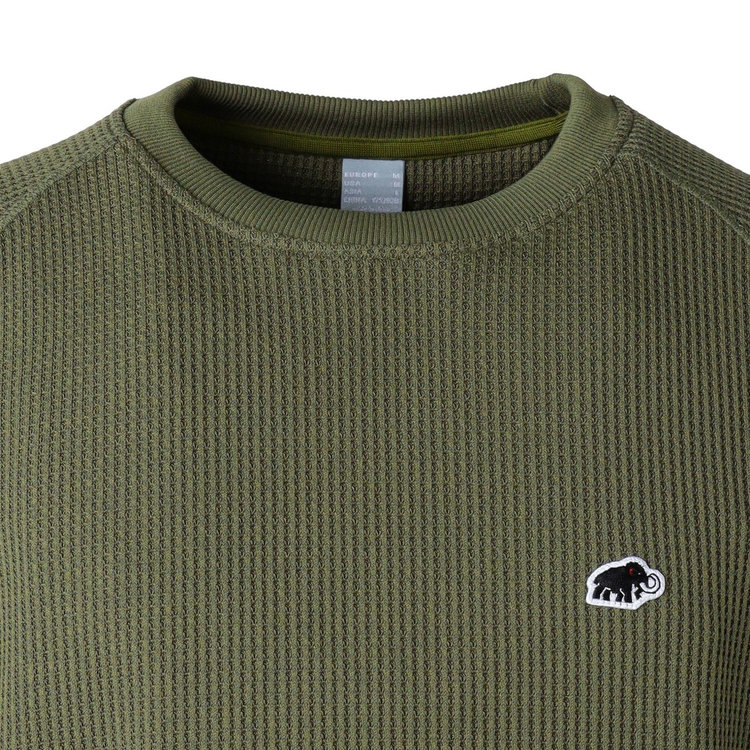 ワッフル ロングスリーブ アジアンフィット marsh