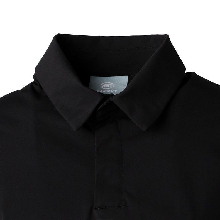 アクティブ ポロ シャツ アジアンフィット black