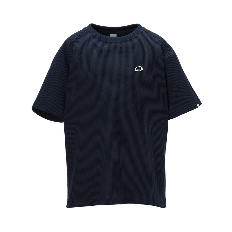 ワッフル Tシャツ アジアンフィット marine