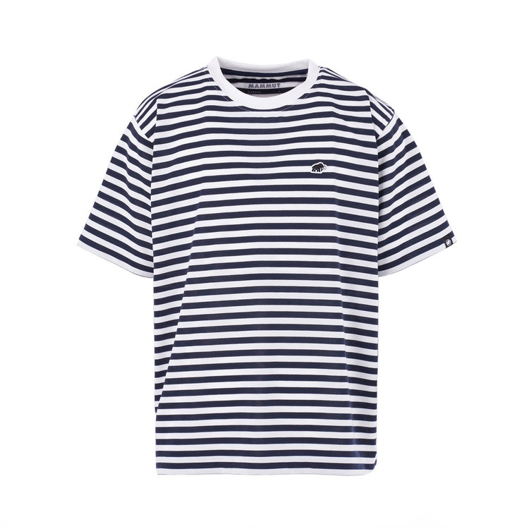 マムート ストライプ Tシャツ アジアンフィット marine-white