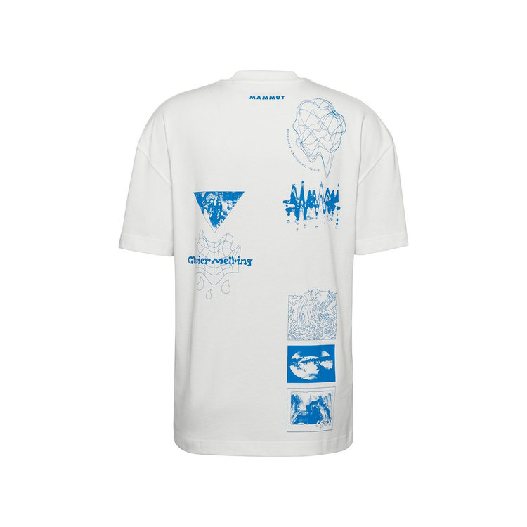 マムート ベース リラックスド Tシャツ アジアンフィット  グレイシャー white