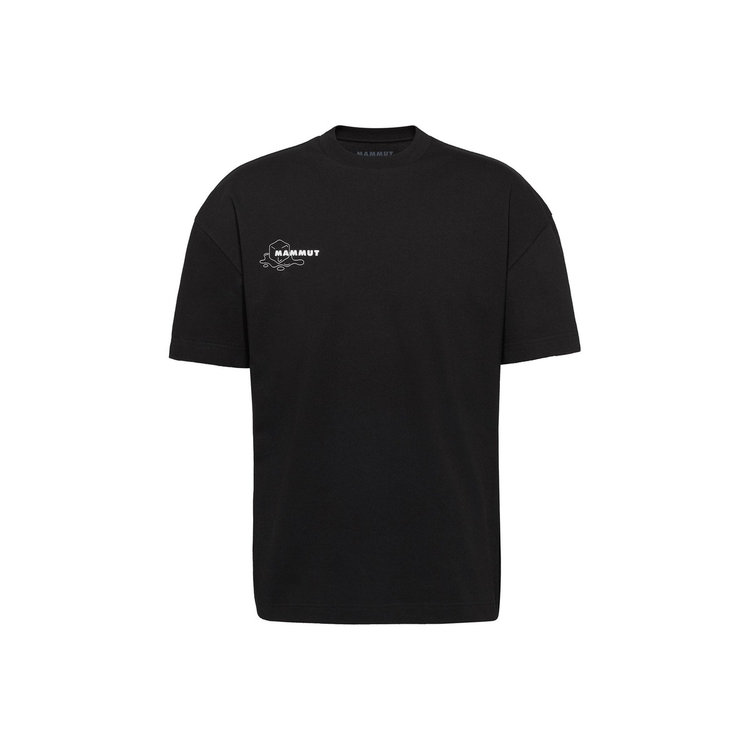 マムート ベース リラックスド Tシャツ アジアンフィット  グレイシャー black