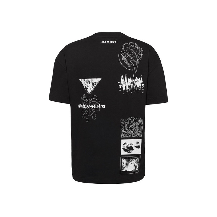 マムート ベース リラックスド Tシャツ アジアンフィット  グレイシャー black