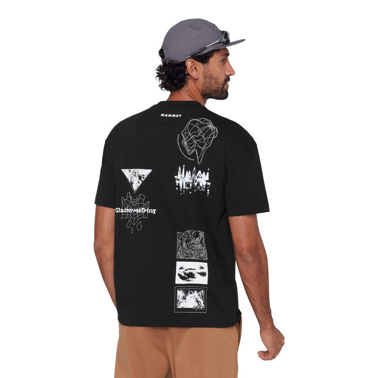マムート ベース リラックスド Tシャツ アジアンフィット  グレイシャー black