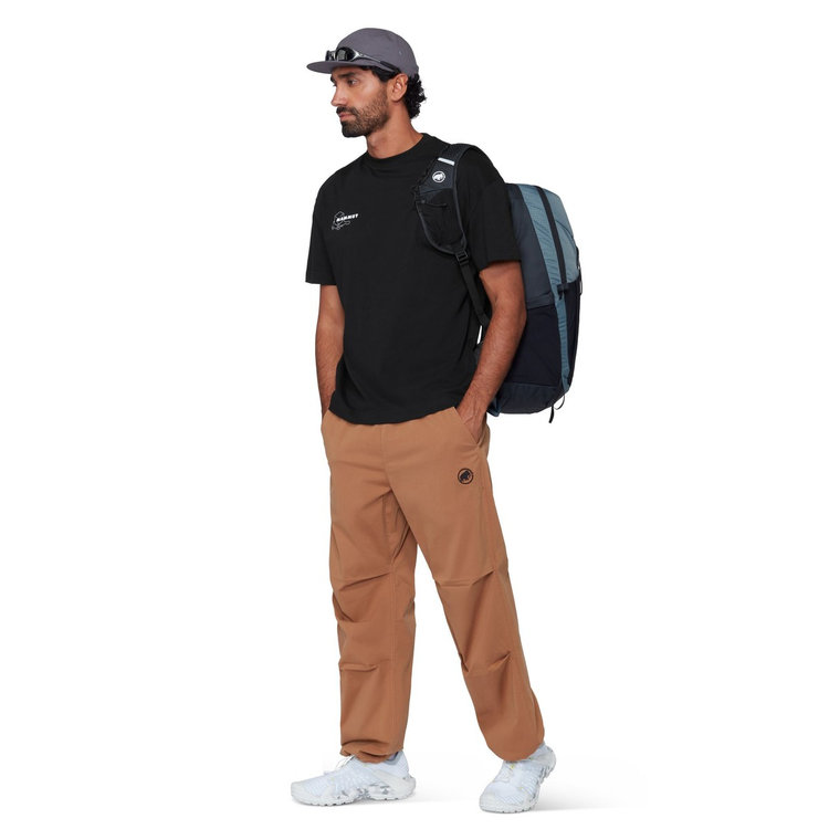 マムート ベース リラックスド Tシャツ アジアンフィット  グレイシャー black
