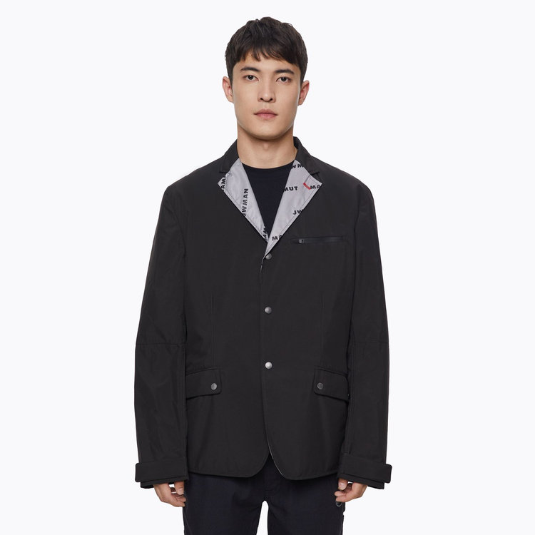 JWMAN + MAMMUT WR-J910 Puckered Jacket black