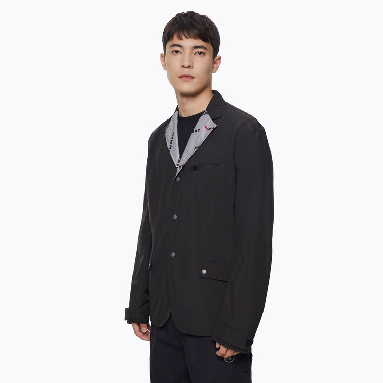 JWMAN + MAMMUT WR-J910 Puckered Jacket black