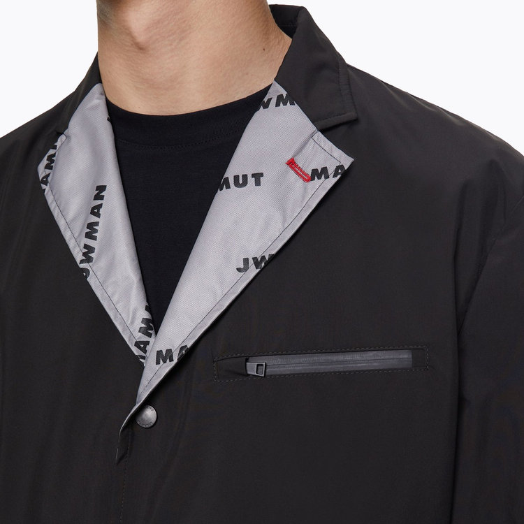 JWMAN + MAMMUT WR-J910 Puckered Jacket black