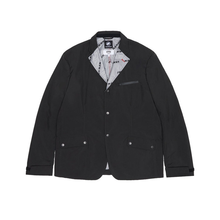 JWMAN + MAMMUT WR-J910 Puckered Jacket black