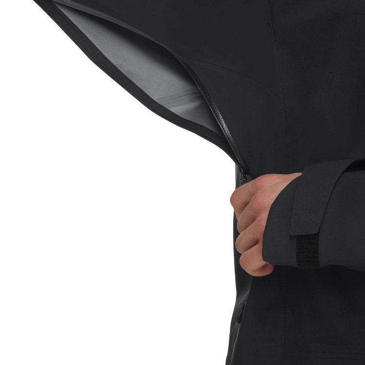 アイガー フリー アドバンスド ハードシェル フーデッド ジャケット black